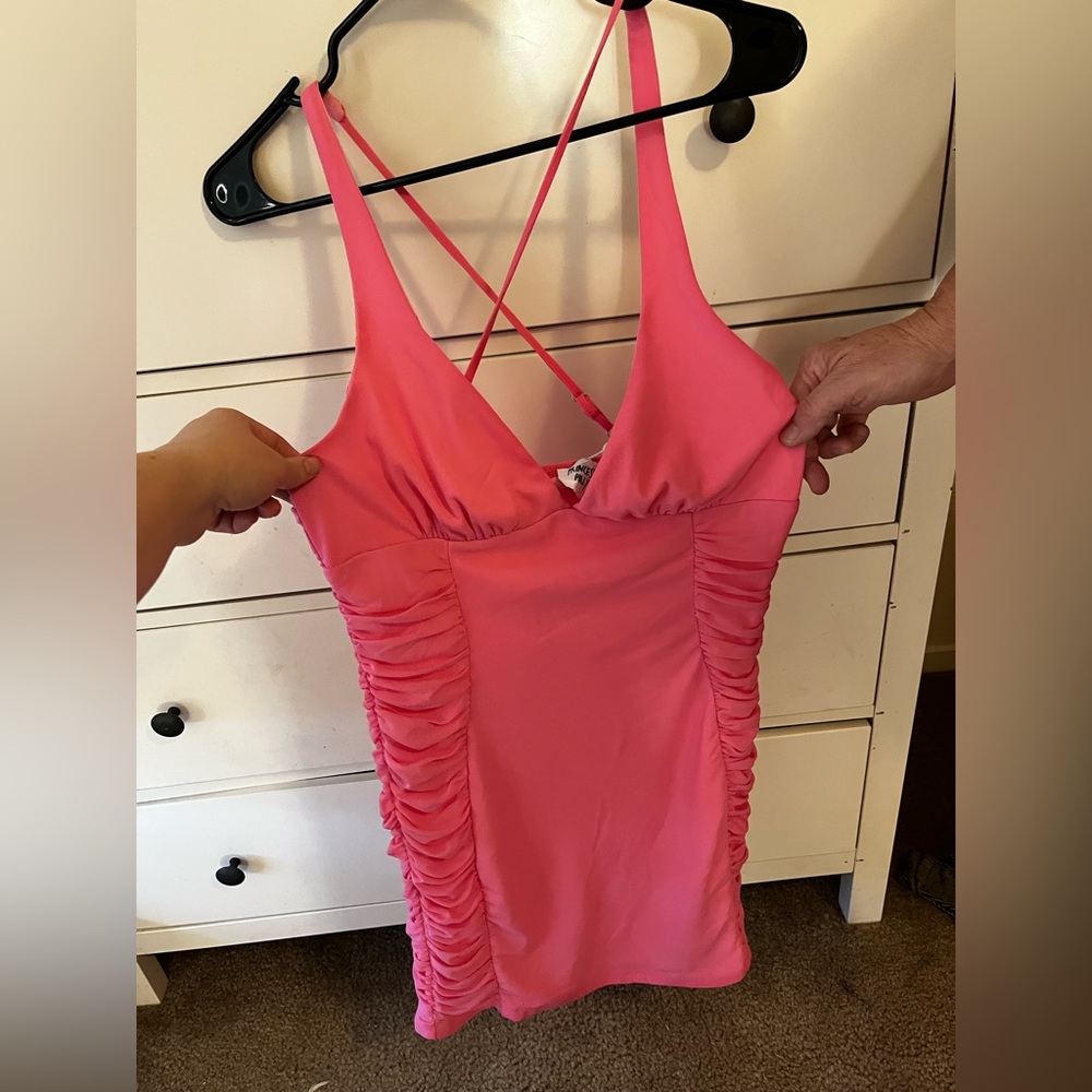 Pink Princess Polly Spaghetti Strap Dress